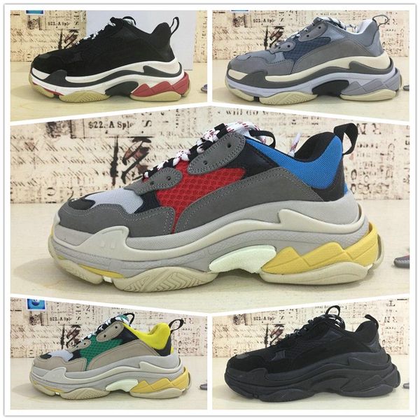 2018 New Arrival High Quality Unveils New Triple S Sneakers Fashion Spec Trainers Women Men Tripe-S Training Sneakers Shoes size 36-44
2018 New Arrival High Quality Unveils New Triple S Sneakers Fashion Spec Trainers Women Men Tripe-S Training Sneakers Shoes size 36-44