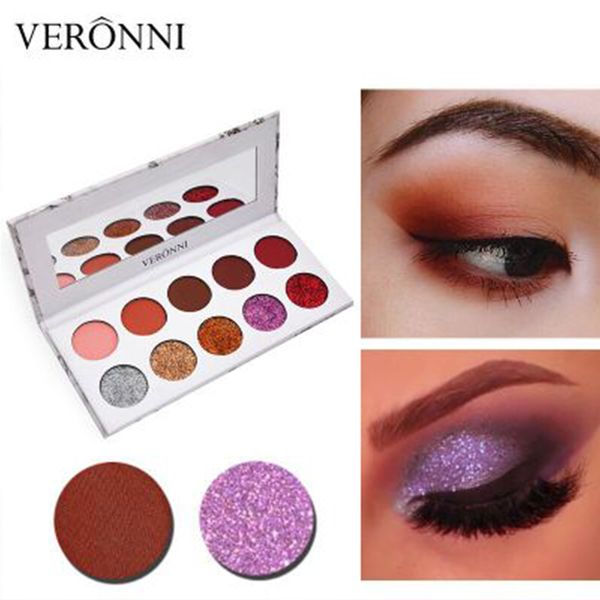 veronni brand shadow matte 10 colors eye shadow palette shiny waterproof long-lasting easy to wear eyeshadow palette makeup
veronni brand shadow matte 10 colors eye shadow palette shiny waterproof long-lasting easy to wear eyeshadow palette makeup