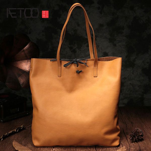 aetoo fashion art leather shoulder bag detachable mother tote bag cowhide female vertical large capacity handbag
aetoo fashion art leather shoulder bag detachable mother tote bag cowhide female vertical large capacity handbag