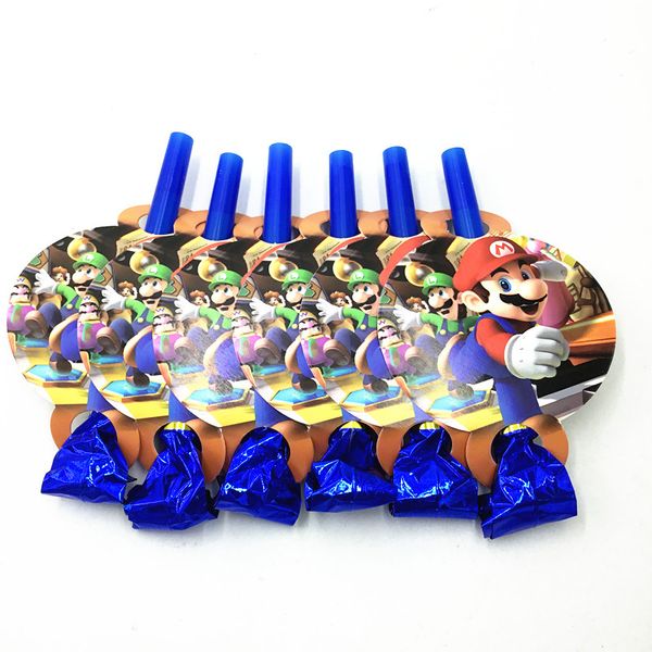 6pcs/lot super mario blowouts baby shower mario noise maker kids birthday party decoration blowouts
6pcs/lot super mario blowouts baby shower mario noise maker kids birthday party decoration blowouts