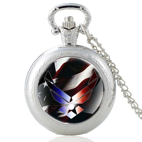 new arrivals vintage united states silver quartz pocket watch retro american flag necklace watches christmas gifts, Slivery;golden
new arrivals vintage united states silver quartz pocket watch retro american flag necklace watches christmas gifts, Slivery;golden