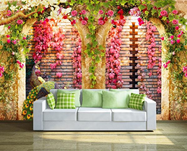 custom 3d wall murals wallpaper 3d p wallpaper murals flower mural vine arch peacock 3d tv wall background painting bedroom decoration
custom 3d wall murals wallpaper 3d p wallpaper murals flower mural vine arch peacock 3d tv wall background painting bedroom decoration