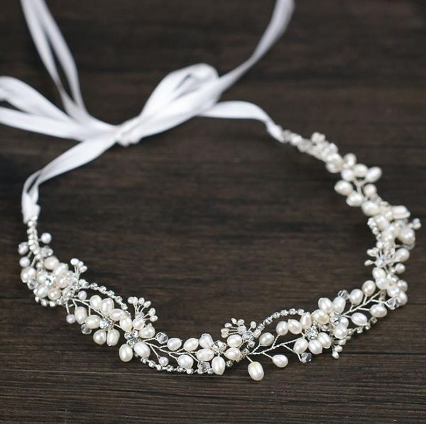 high end freshwater pearl hair band hand knitted diamond head accessories, bridal veil accessories, bridal ornaments, Silver
high end freshwater pearl hair band hand knitted diamond head accessories, bridal veil accessories, bridal ornaments, Silver