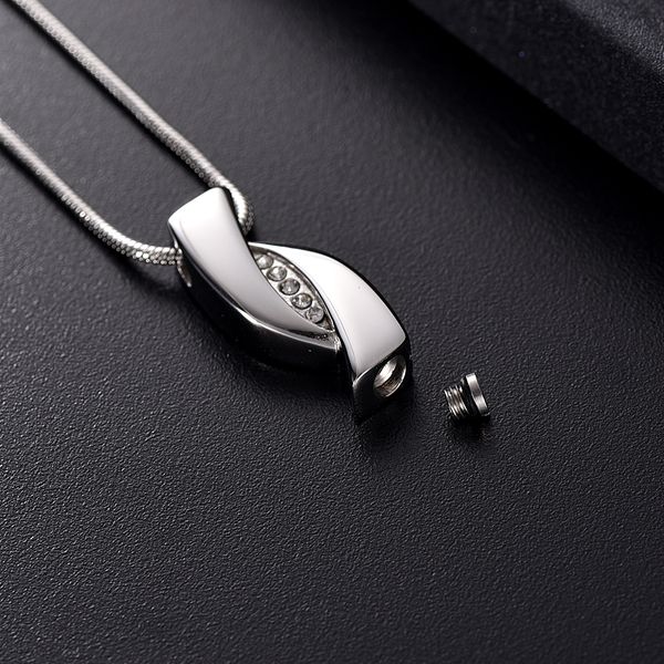 ijd12838 inlay crytsal infinity memorial cremation jewelry for ashes of loved ones keepsake urn necklace pendant stainless steel, Silver
ijd12838 inlay crytsal infinity memorial cremation jewelry for ashes of loved ones keepsake urn necklace pendant stainless steel, Silver