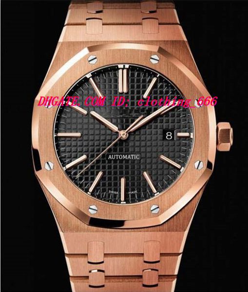luxury wristwatch rose gold stainless steel bracelet automatic 41mm 15400or.oo.1220or.01 men's watch quality, Slivery;brown
luxury wristwatch rose gold stainless steel bracelet automatic 41mm 15400or.oo.1220or.01 men's watch quality, Slivery;brown