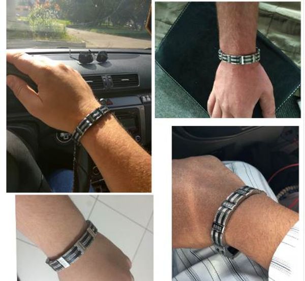 trustylan accessory men bracelet brazalet stainless steel & black silicone mens bracelets jewelry wristbands band, Golden;silver
trustylan accessory men bracelet brazalet stainless steel & black silicone mens bracelets jewelry wristbands band, Golden;silver