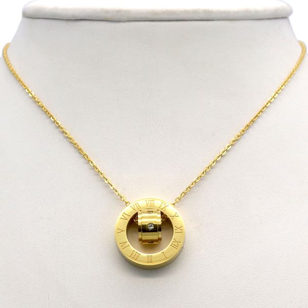 roman digital diamond necklace couple men and women plating 18k double ring transfer beads necklace, Silver
roman digital diamond necklace couple men and women plating 18k double ring transfer beads necklace, Silver