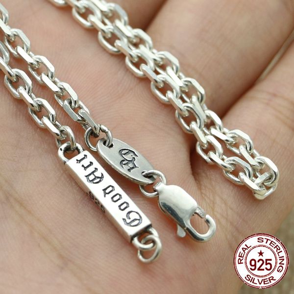 100% s925 sterling silver men's necklace personality fashion retro hip hop punk jewelry letter shape to send a gift of love hot
100% s925 sterling silver men's necklace personality fashion retro hip hop punk jewelry letter shape to send a gift of love hot