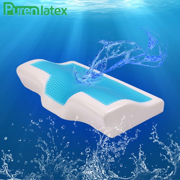 purenlatex 50*30 silicone gel memory foam pillow summer ice cooling pillow neck comfort orthopedic with mesh pillowcase
purenlatex 50*30 silicone gel memory foam pillow summer ice cooling pillow neck comfort orthopedic with mesh pillowcase