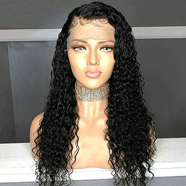 360 lace frontal wig pre plucked hairline brazilian virgin hair water curly human wigs with for black women 130% diva1, Black;brown
360 lace frontal wig pre plucked hairline brazilian virgin hair water curly human wigs with for black women 130% diva1, Black;brown