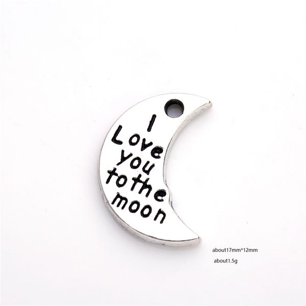 2021 moon charm i love you to the moon pendant fits necklace bracelet family charm women jewelry for diy making, Bronze;silver
2021 moon charm i love you to the moon pendant fits necklace bracelet family charm women jewelry for diy making, Bronze;silver