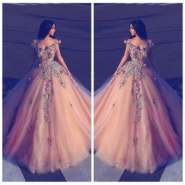 2021 off shoulde floral appliques tulle prom dresses slim custom sleeveless long party gowns fluffy tulle glamorous quniceanera dress, Black
2021 off shoulde floral appliques tulle prom dresses slim custom sleeveless long party gowns fluffy tulle glamorous quniceanera dress, Black