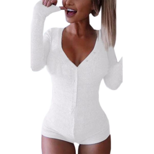 Casual 7 Color Rompers Womens Jumpsuit Sexy Lady V Neck Long Sleeve Bodycon Jumpsuit Bodysuit Slim Short Cotton Romper
Casual 7 Color Rompers Womens Jumpsuit Sexy Lady V Neck Long Sleeve Bodycon Jumpsuit Bodysuit Slim Short Cotton Romper