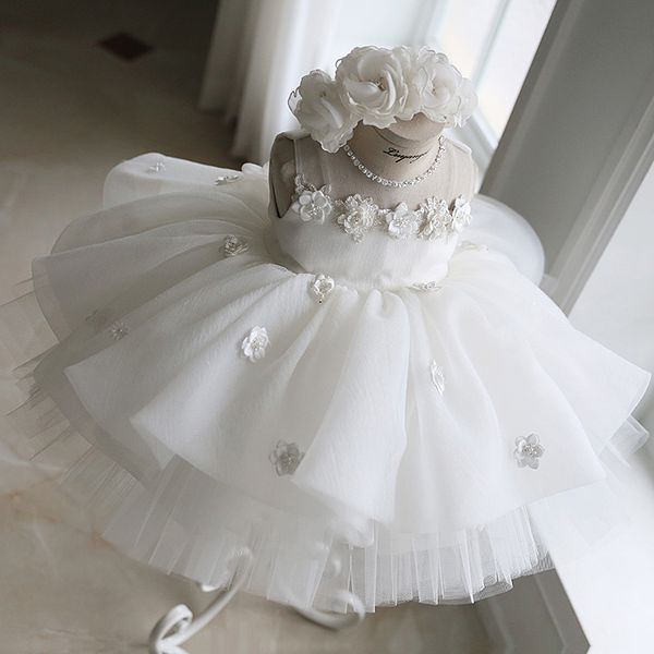 romantic flower girls dresses ball gown tea length pleats tulle organza with applique sequins flower girl dress 2018, White;blue
romantic flower girls dresses ball gown tea length pleats tulle organza with applique sequins flower girl dress 2018, White;blue