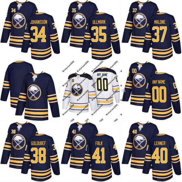 2018 Season Buffalo Sabres Jersey 34 Jonas Johansson 35 Linue Ulmark 37 Sean Malone 38 Cody Goloubef Mens Womens Youth Custom Hockey Jerseys
2018 Season Buffalo Sabres Jersey 34 Jonas Johansson 35 Linue Ulmark 37 Sean Malone 38 Cody Goloubef Mens Womens Youth Custom Hockey Jerseys