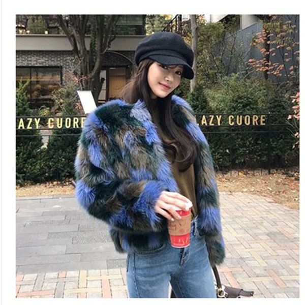 winter fur coat 2018 new short faux fur coat female fashion loose wild plush short section thick faux female, Black
winter fur coat 2018 new short faux fur coat female fashion loose wild plush short section thick faux female, Black