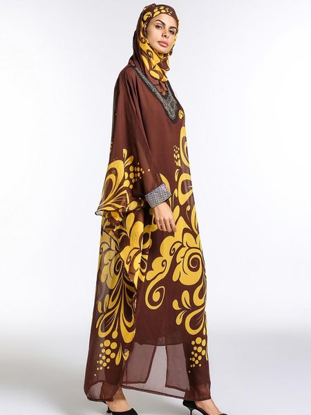 chiffon dubai abaya muslim women long dress long sleeve robe with hijab vintage maxi print kimono islamic clothes, Red
chiffon dubai abaya muslim women long dress long sleeve robe with hijab vintage maxi print kimono islamic clothes, Red