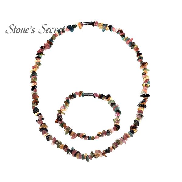 new arrival genuine tourmaline necklace and bracelets jewelry sets bohemia style healing stones jewelry for women, Black
new arrival genuine tourmaline necklace and bracelets jewelry sets bohemia style healing stones jewelry for women, Black