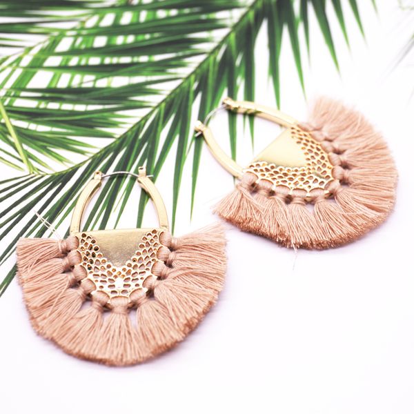 coco&willow colored bohemia tassel hoop earrings for women, handmade tassels earrings, ethnic earring for whosesale, Golden;silver
coco&willow colored bohemia tassel hoop earrings for women, handmade tassels earrings, ethnic earring for whosesale, Golden;silver