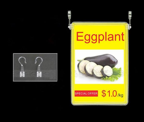 10sets supermarket a4 pop advertising poster price tag display frame fashion double s hooking promotion price menu p frame showing rack
10sets supermarket a4 pop advertising poster price tag display frame fashion double s hooking promotion price menu p frame showing rack