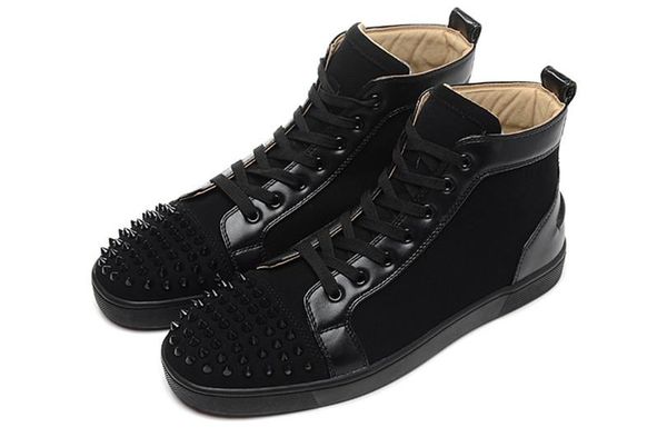 brand men women designer red bottom shoes fashion spikes studded spikes flats sneakers comfortable party lovers genuine leather casual shoes, Black
brand men women designer red bottom shoes fashion spikes studded spikes flats sneakers comfortable party lovers genuine leather casual shoes, Black