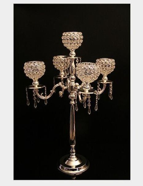 metal gold silver candelabras with crystal 5-arms wedding candle holder event centerpiece 75cm height tall candlestick party event supplies
metal gold silver candelabras with crystal 5-arms wedding candle holder event centerpiece 75cm height tall candlestick party event supplies