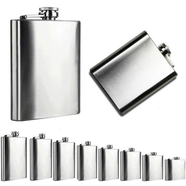 2017 new 6 sizes stainless steel pocket hip flask alcohol whiskey liquor screw cap + funnel dropshipping m926
2017 new 6 sizes stainless steel pocket hip flask alcohol whiskey liquor screw cap + funnel dropshipping m926