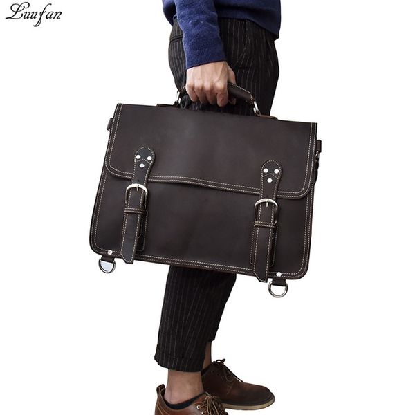 vintage men briefcase multifunction crazy horse genuine leather laphandbag big capacity shoulder bags 3 use male travel bags
vintage men briefcase multifunction crazy horse genuine leather laphandbag big capacity shoulder bags 3 use male travel bags