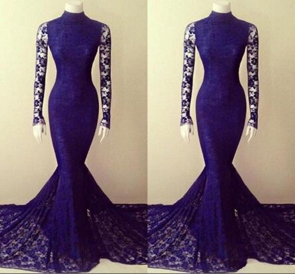 full lace mermaid prom dresses 2017 high neck illusion long sleeves plus size evening gowns formal party wear for women, Black
full lace mermaid prom dresses 2017 high neck illusion long sleeves plus size evening gowns formal party wear for women, Black