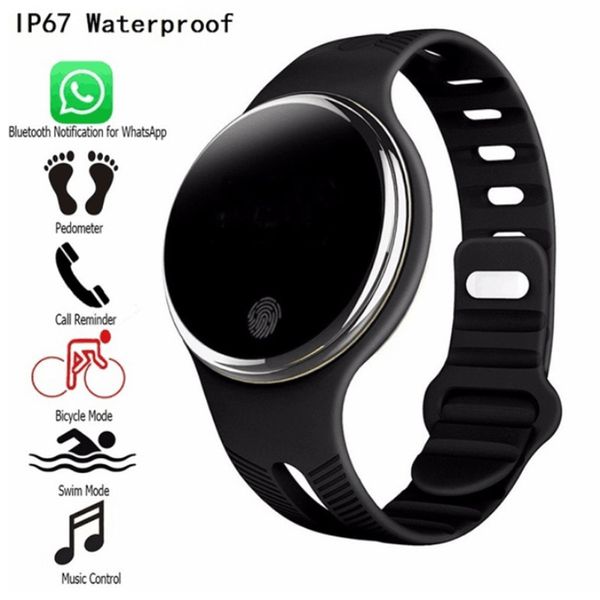 e07 waterproof sports bracelet smart watches pedometer fitness tracker smartband call reminder for android ios phones 10pcs/lot
e07 waterproof sports bracelet smart watches pedometer fitness tracker smartband call reminder for android ios phones 10pcs/lot