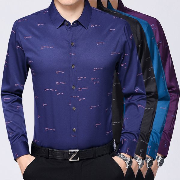 с длинным рукавом социальные slim fit мужчины классическая рубашка мода повседневная дизайнер высокого качества печатных мужских рубашек сти, White;black
с длинным рукавом социальные slim fit мужчины классическая рубашка мода повседневная дизайнер высокого качества печатных мужских рубашек сти, White;black