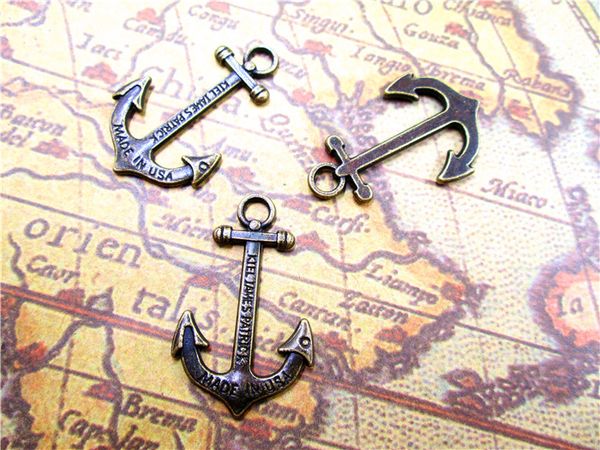 36pcs--anchor charms, antique bronze anchor charm pendants 34x21mm, Bronze;silver
36pcs--anchor charms, antique bronze anchor charm pendants 34x21mm, Bronze;silver