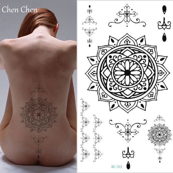 mandala totem temporary tattoo sticker for body art water transfer flash tattoo fake henna tatoo for girl's chest waist back
mandala totem temporary tattoo sticker for body art water transfer flash tattoo fake henna tatoo for girl's chest waist back