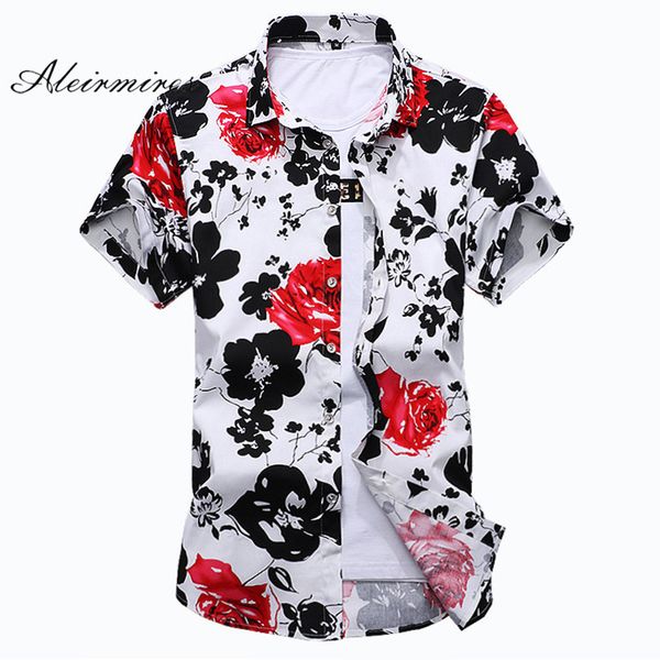 new fashion floral print hawaiian shirt men 2017 summer short sleeve flower big size 6xl 7xl brand men's casual shirt aleirmires, White;black
new fashion floral print hawaiian shirt men 2017 summer short sleeve flower big size 6xl 7xl brand men's casual shirt aleirmires, White;black