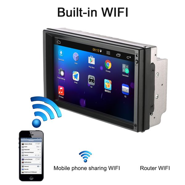 7'' WIFI GPS Navigation Universal Double 2 Din Android 5.1 Car DVD player Car Autoradio Video/Mutimedia Stereo audio MP5 Player
7'' WIFI GPS Navigation Universal Double 2 Din Android 5.1 Car DVD player Car Autoradio Video/Mutimedia Stereo audio MP5 Player