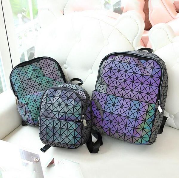 2017 luminous backpack women/men geometric lattice bag student's school bag noctilucent backpack for kids ing
2017 luminous backpack women/men geometric lattice bag student's school bag noctilucent backpack for kids ing