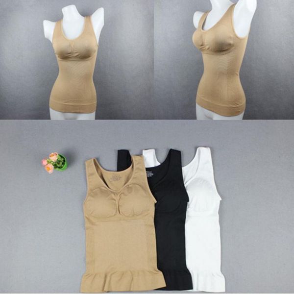 women's slim fit straps shapewear seamless built-in sleeveless shaper tank running vest with removable pads, Black;blue
women's slim fit straps shapewear seamless built-in sleeveless shaper tank running vest with removable pads, Black;blue