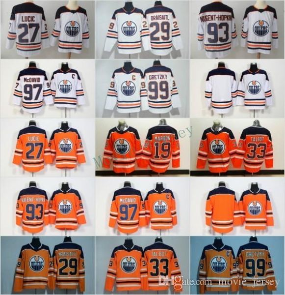 Edmonton Oilers 97 Connor McDavid 99 Wayne Gretzky 27 Milan Lucic 29 Leon Draisaitl#33 Cam Talbot 19 Patrick Maroon 93 Ryan Nugent-Hopkins
Edmonton Oilers 97 Connor McDavid 99 Wayne Gretzky 27 Milan Lucic 29 Leon Draisaitl#33 Cam Talbot 19 Patrick Maroon 93 Ryan Nugent-Hopkins