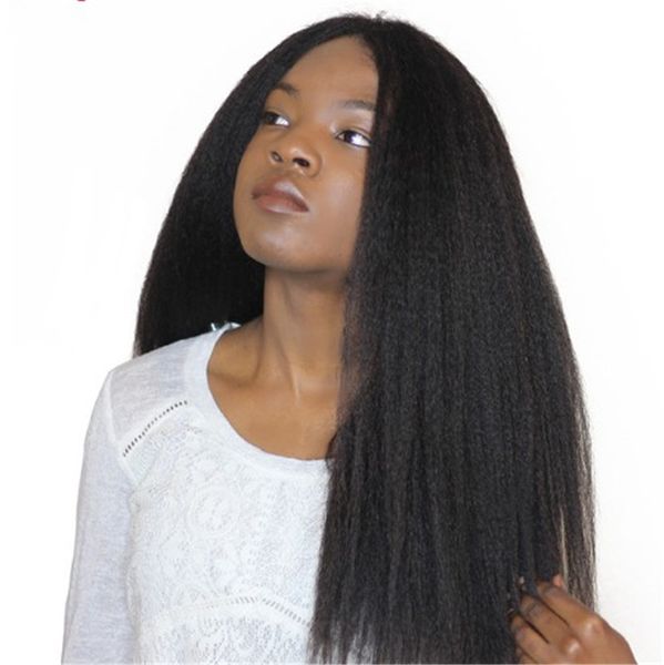 natural color human hair wigs pre plucked hairline 130% density malaysian hair kinky straight lace front wigs, Black;brown
natural color human hair wigs pre plucked hairline 130% density malaysian hair kinky straight lace front wigs, Black;brown