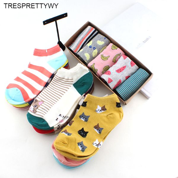 tresprettywy 5pair/lot 2017 cute cat striped women socks creative casual cotton funny animals socks for female, Black;white
tresprettywy 5pair/lot 2017 cute cat striped women socks creative casual cotton funny animals socks for female, Black;white