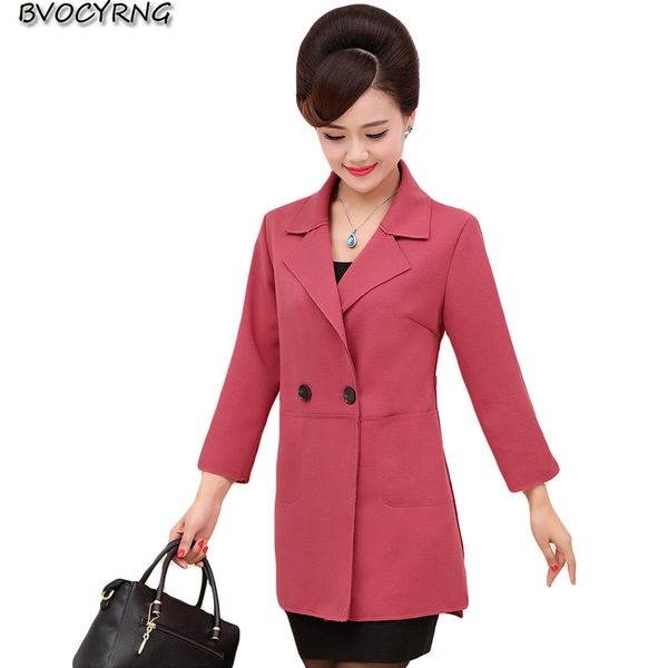 2018 middle-aged women autumn and winter windbreaker jacket women's woolen thin coat new fashion big size female outerwear a0645, Black
2018 middle-aged women autumn and winter windbreaker jacket women's woolen thin coat new fashion big size female outerwear a0645, Black