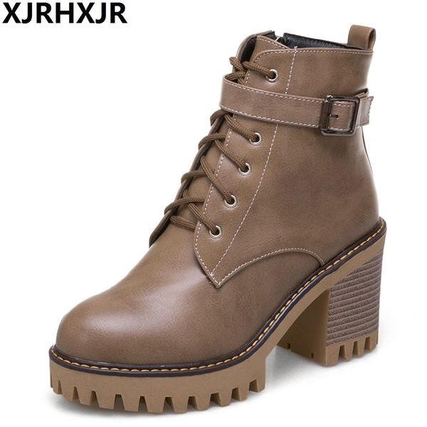 xjrhxjr british style ankle boots lace up 8cm thick chunky heels oxford female ankle boots shoes woman with buckle, Black
xjrhxjr british style ankle boots lace up 8cm thick chunky heels oxford female ankle boots shoes woman with buckle, Black