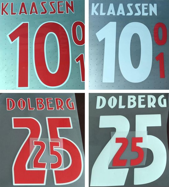 2017 2018 ajax white printing namesets for soccer jersey klaassen dolberg football player's stamping letters ajax impressed red sticker
2017 2018 ajax white printing namesets for soccer jersey klaassen dolberg football player's stamping letters ajax impressed red sticker