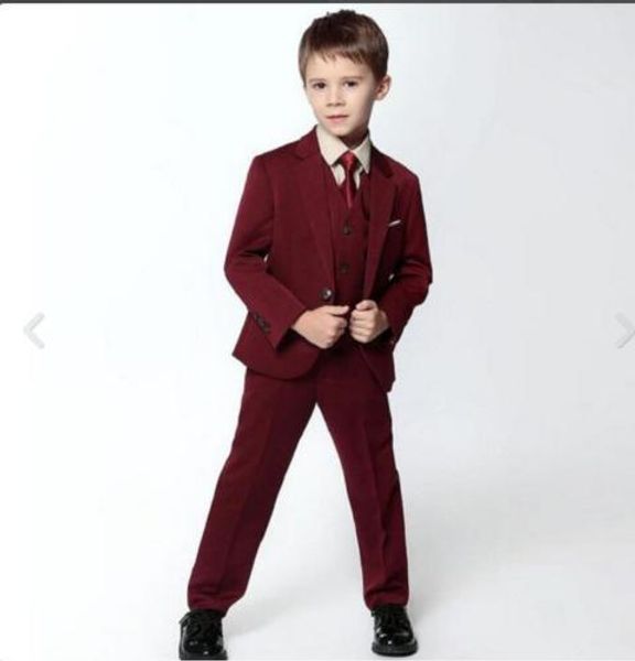customized wine red single buckle quality boy suit three-piece suit (jacket + pants + vest) boy dance party suit dress, Black
customized wine red single buckle quality boy suit three-piece suit (jacket + pants + vest) boy dance party suit dress, Black