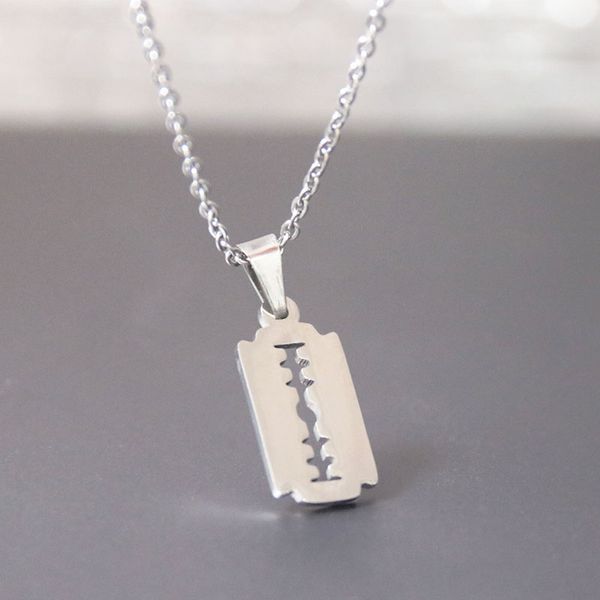 everfast 10pc/lot shaver stainless steel charms funny custom pendant necklace women men fashion minimalist jewelry sn093, Silver
everfast 10pc/lot shaver stainless steel charms funny custom pendant necklace women men fashion minimalist jewelry sn093, Silver