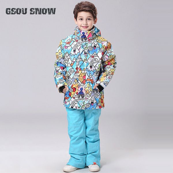 gsou snow kids ski suit skiing snowboard jacket pant super warm windproof waterproof clothing boys girls ski jacket trouser set
gsou snow kids ski suit skiing snowboard jacket pant super warm windproof waterproof clothing boys girls ski jacket trouser set