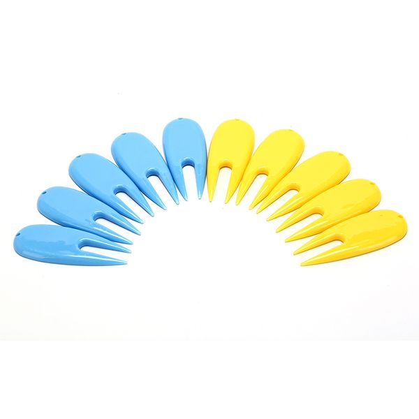 plastic 10pcs/lot golf pitch repair divot tool golf ball score marker fork random color
plastic 10pcs/lot golf pitch repair divot tool golf ball score marker fork random color