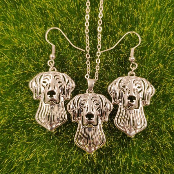 2018 new weimaraner dog animal jewelry sets necklace drop earrings pendant for women female fashion wedding christmas t182, Silver
2018 new weimaraner dog animal jewelry sets necklace drop earrings pendant for women female fashion wedding christmas t182, Silver