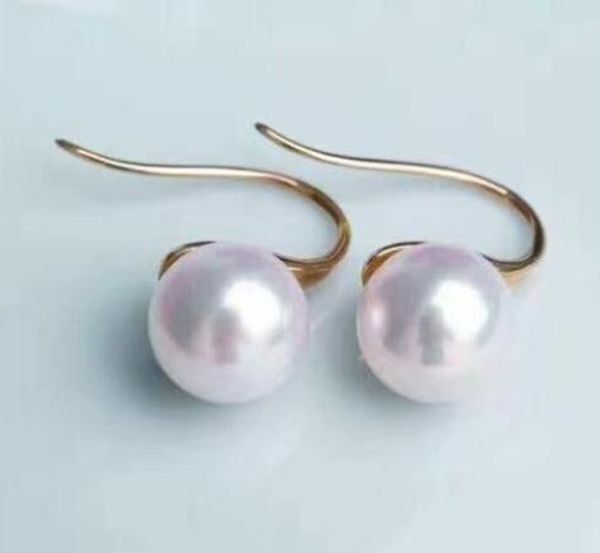genuine 10-11mm perfect round natural south seas white pearl earrings, Golden
genuine 10-11mm perfect round natural south seas white pearl earrings, Golden