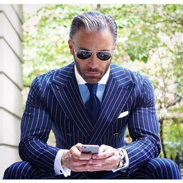 latest coat pant designs navy blue stripe men suit double breasted blazer slim fit 2 piece tuxedo custom groom mens suits ternos, White;black
latest coat pant designs navy blue stripe men suit double breasted blazer slim fit 2 piece tuxedo custom groom mens suits ternos, White;black